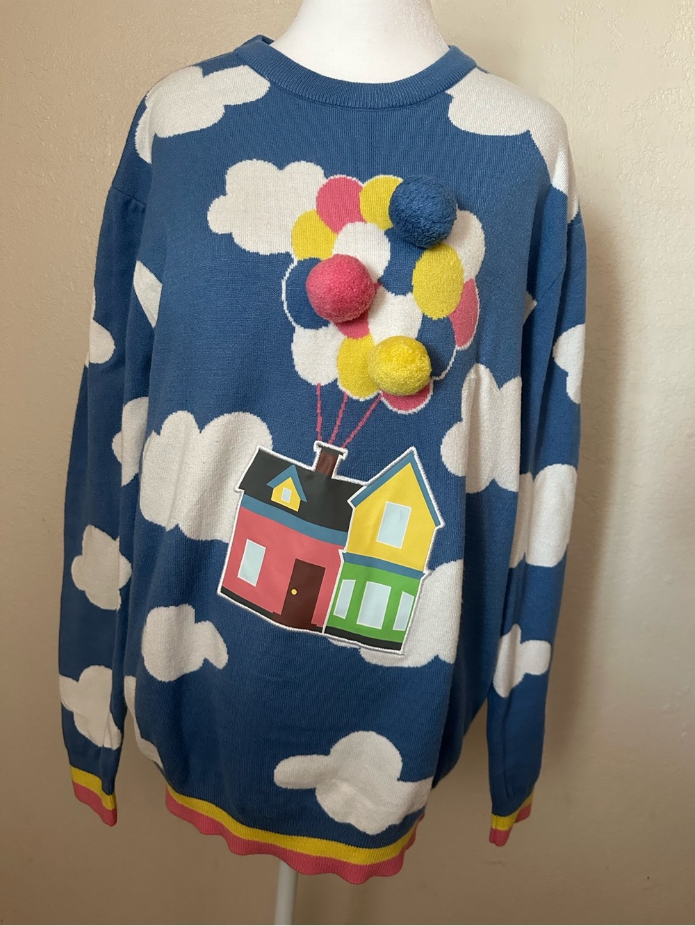 Our universe Disney Pixar up holiday sweater boxlunch exclusive women size md